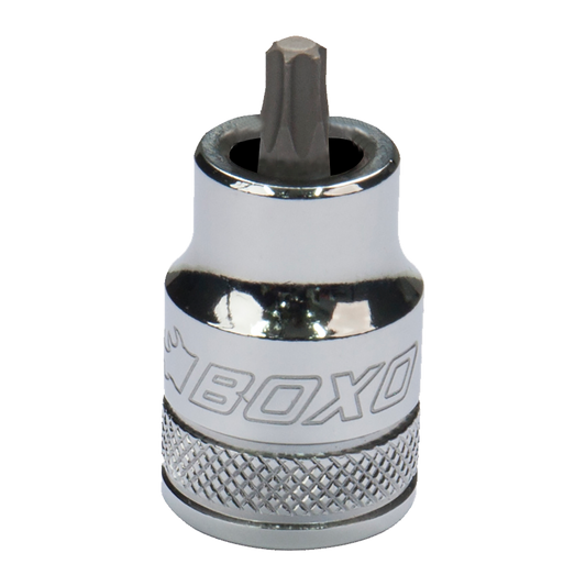 BOXO 10Pc 3/8" Super Stubby Torx Bit Socket Set