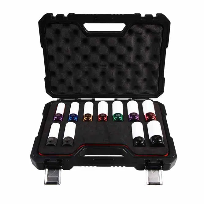 POWERHAND 11Pc 1/2" Master Alloy Wheel Socket Set