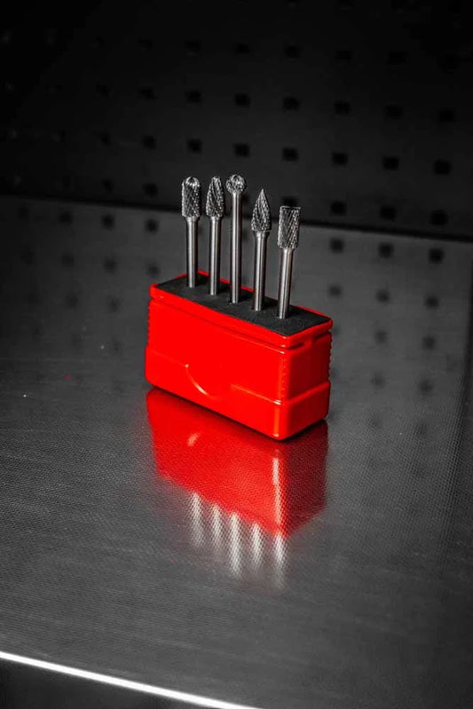 POWERHAND XL Tungsten Carbide Burr Set - 6mm Shank
