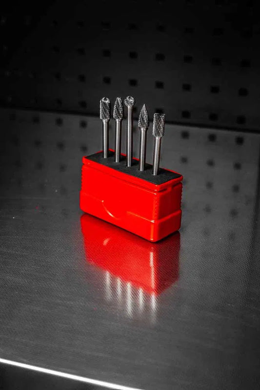 POWERHAND XL Tungsten Carbide Burr Set - 6mm Shank