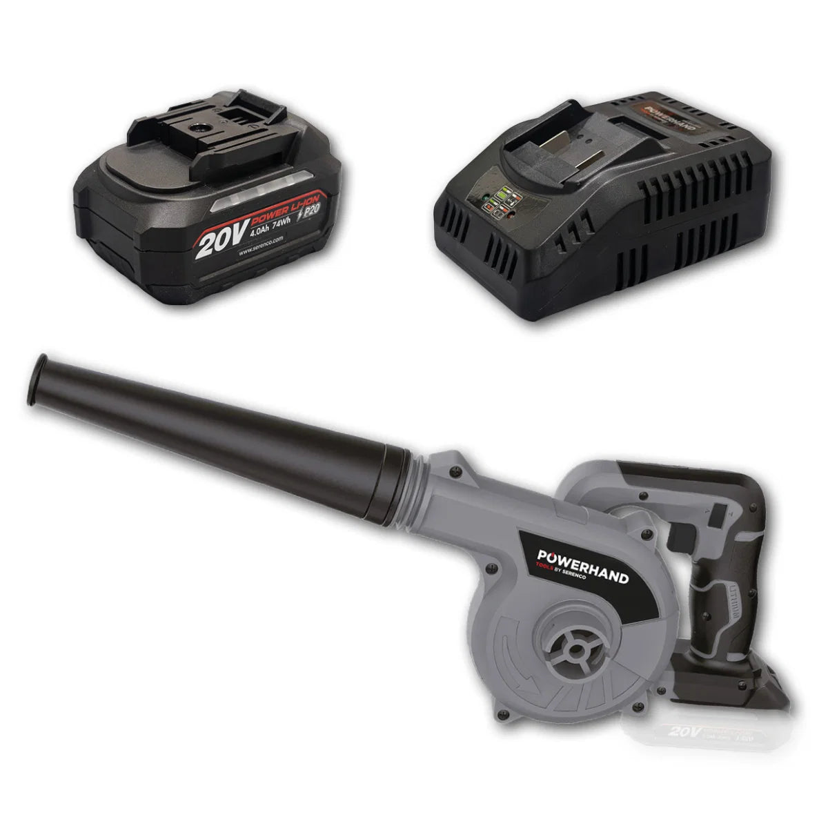 POWERHAND 20V Car & Leaf blower with suction function - KIT