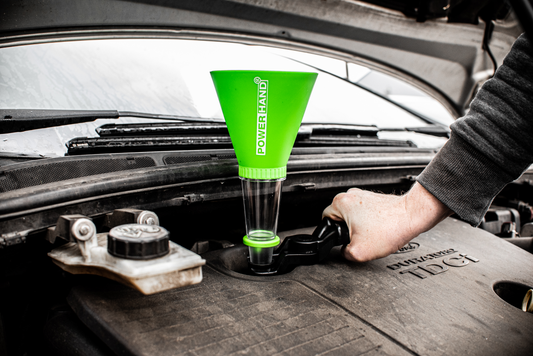 POWERHAND 2Pc Universal Oil Funnel