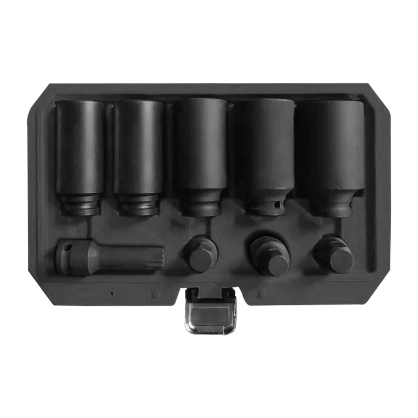 POWERHAND 9Pc 1/2" Hub Impact Socket Set