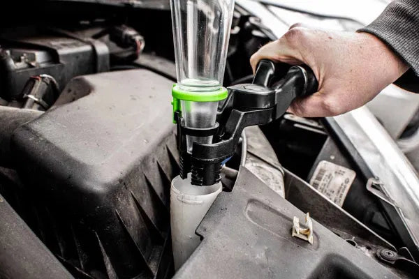 POWERHAND 2pc Universal Oil Funnel - Green