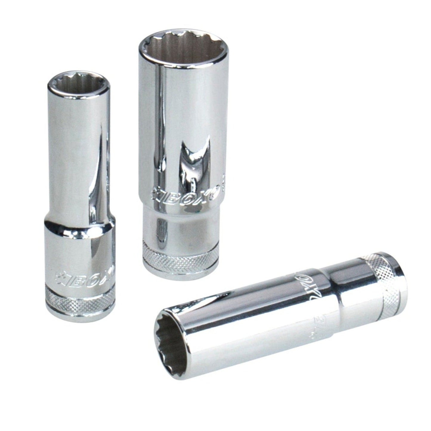BOXO 1/4" 12PT Deep Socket (3/16" - 9/16")