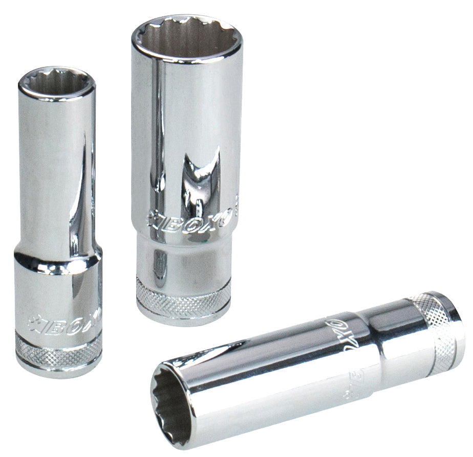 BOXO 1/2" Deep 6PT Socket (10mm - 24mm)