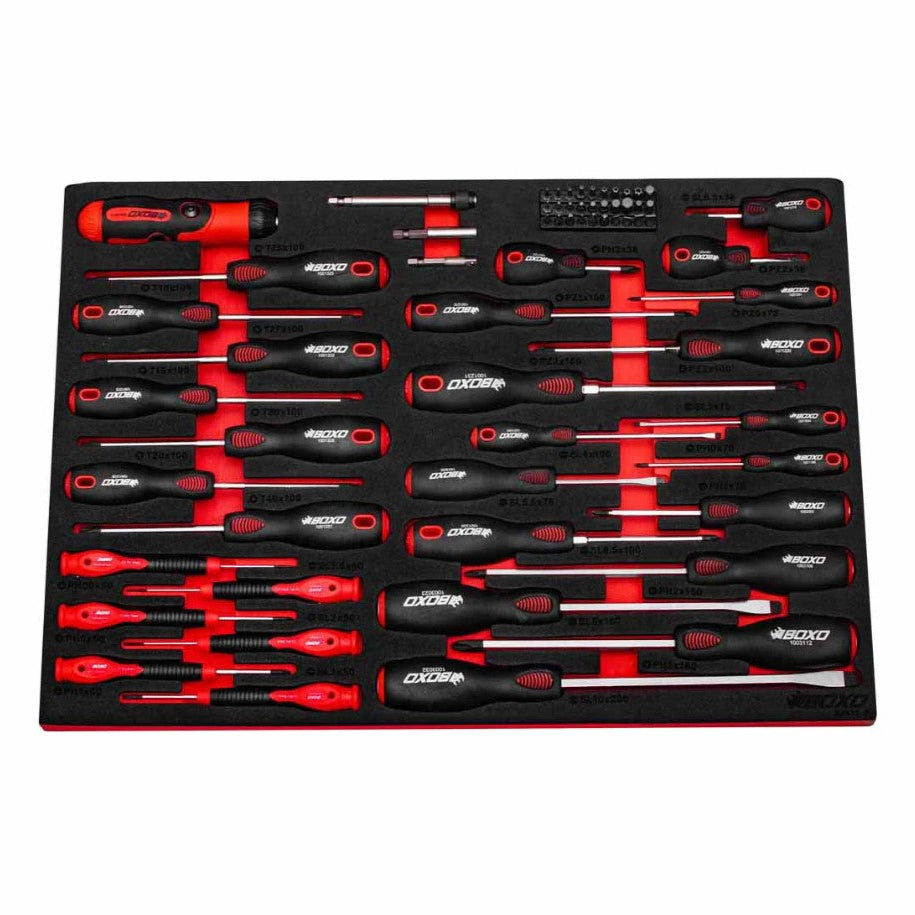 BOXO 65Pc Master Screwdriver Set in EVA Foam