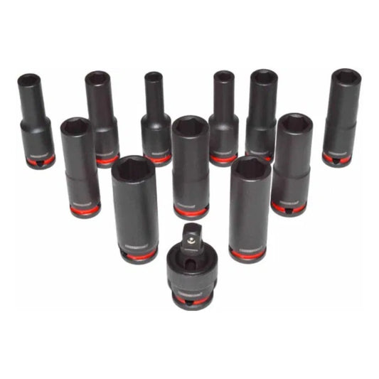 POWERHAND 3/8" Deep Impact Socket Rail (6mm - 16mm)