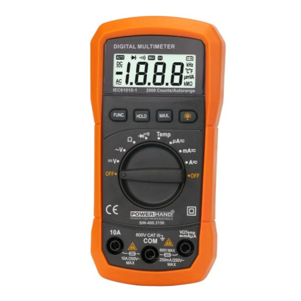 POWERHAND Digital Automotive Multimeter
