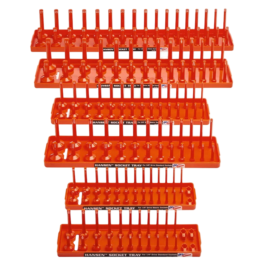 HANSEN 6Pc Socket Tray Set