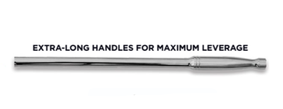 BOXO 3Pc 1/4", 3/8" & 1/2" 90T Long Reach Ratchet Set