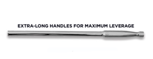 BOXO 1/4", 3/8" & 1/2" 90T Long Reach Ratchets