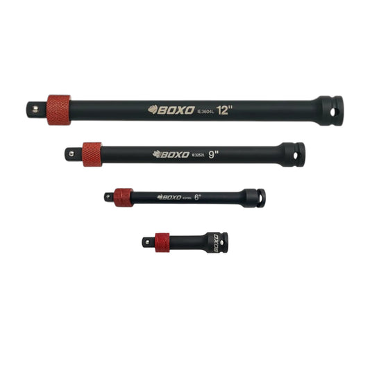 BOXO 4Pc 3/8" Impact Extension Set with Quick Release