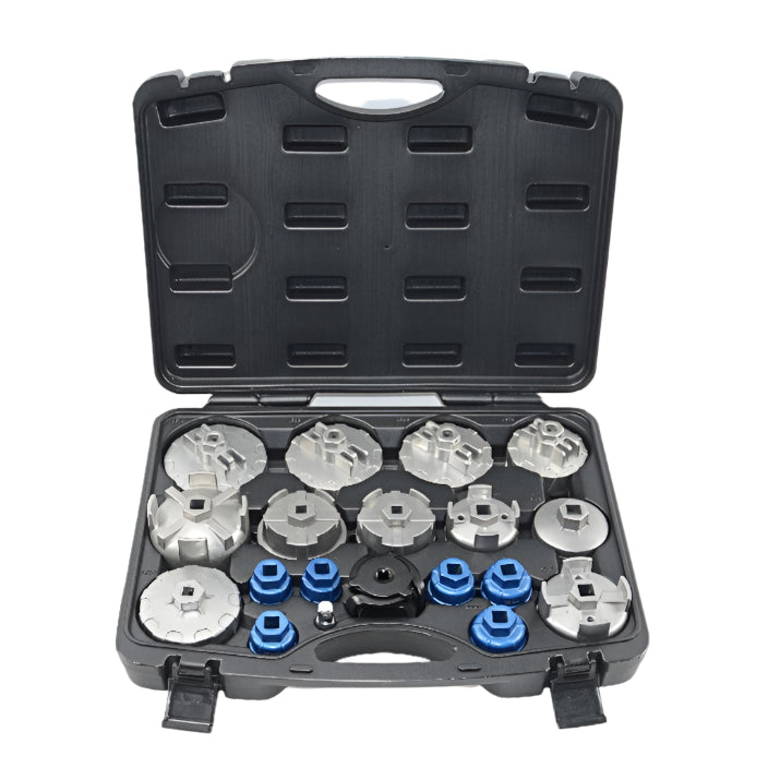 POWERHAND 19Pc Aluminium Oil Filter Cap Wrench Set