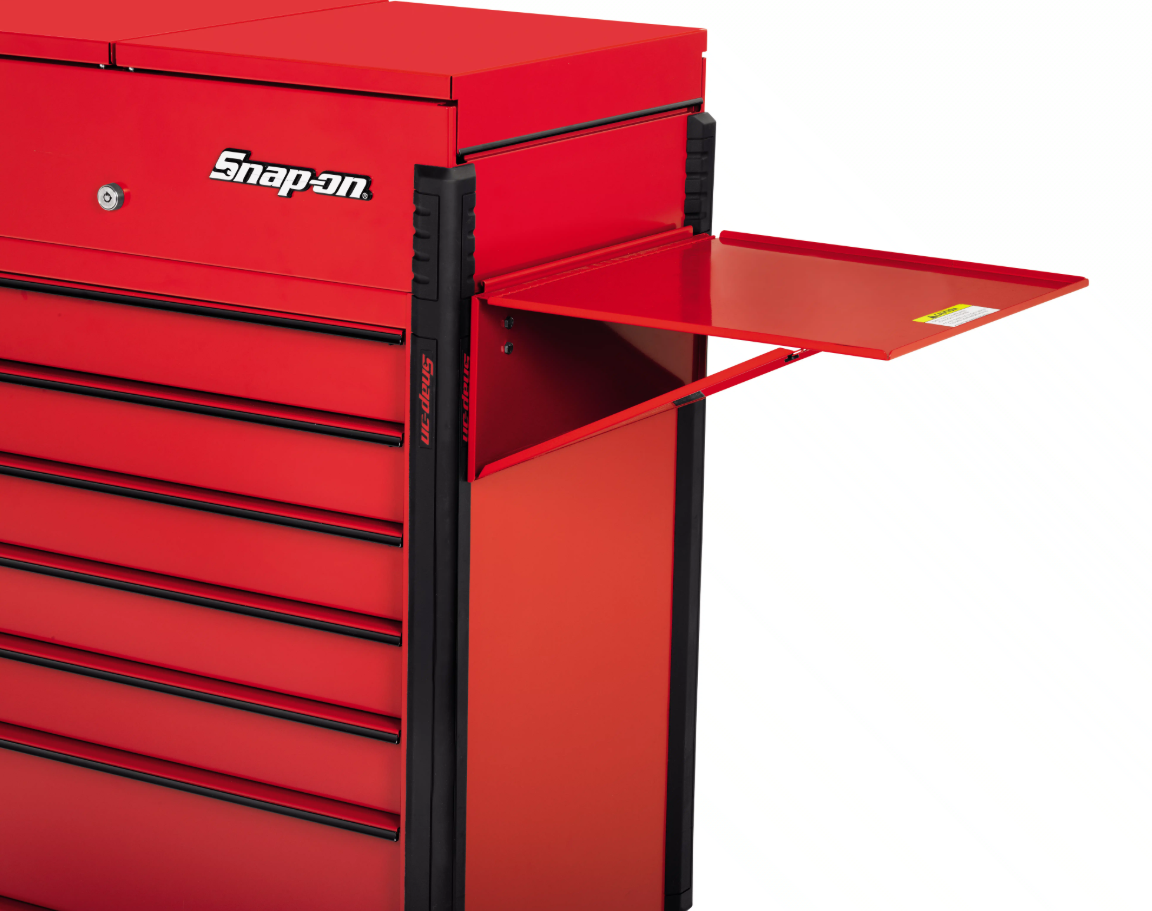 Snap-on Red Folding Side Shelf
