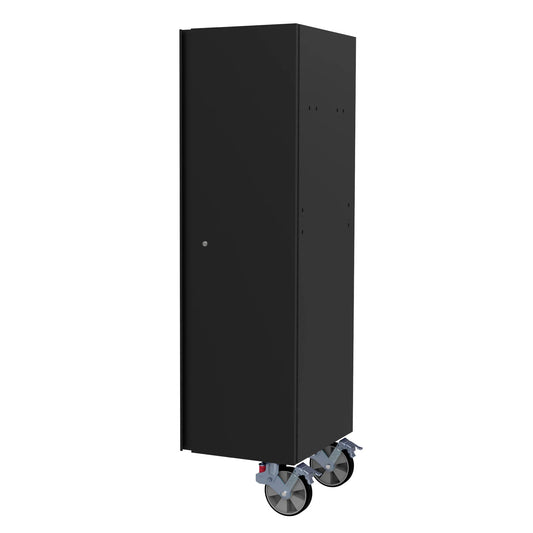 BOXO Full Height Black Side Locker with 4 Shelves & 3 Drawers