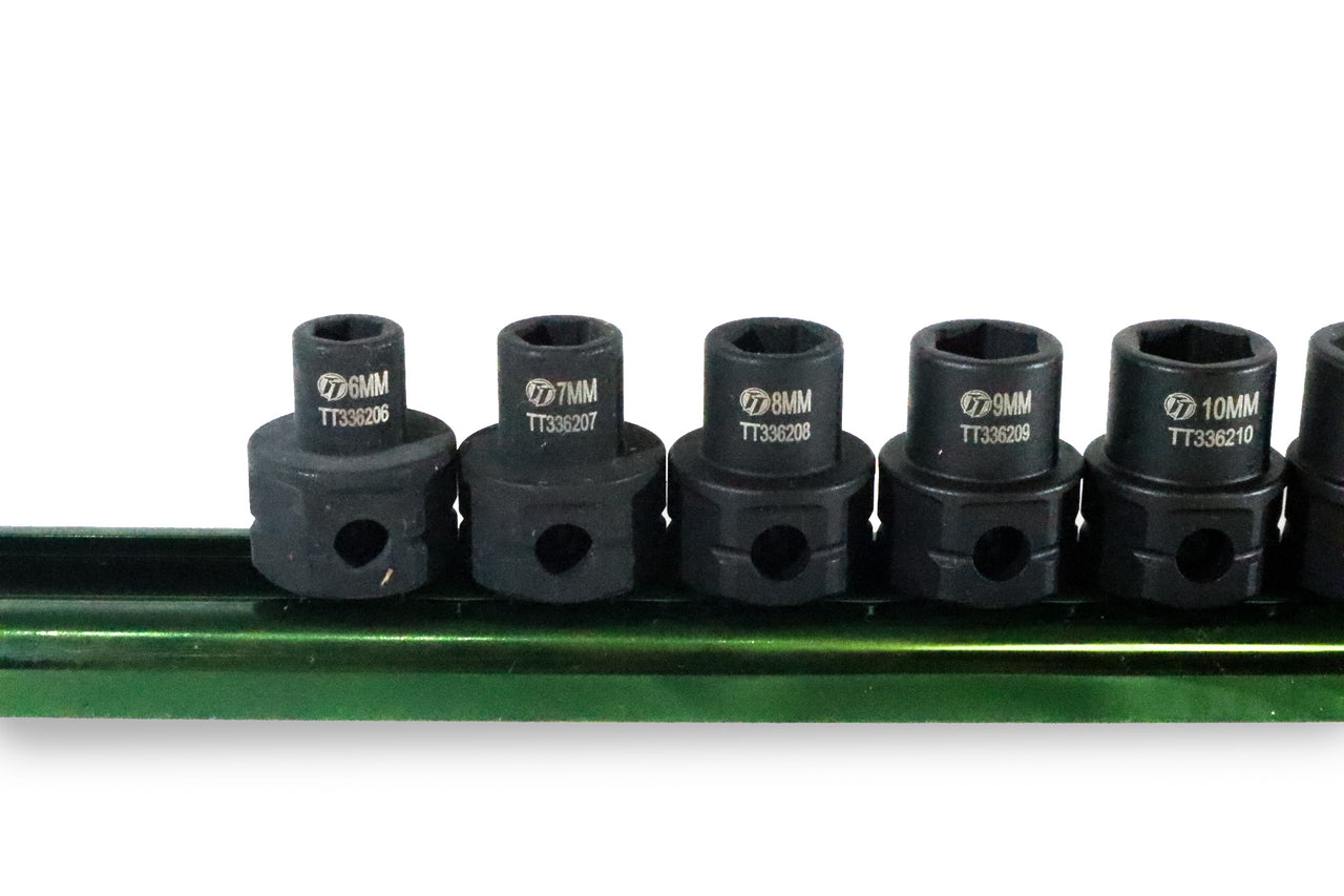 ToolTruck 14pc 3/8 Drive Socket Set Low Profile with Hex Shank 6-19mm