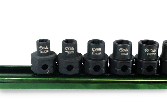 ToolTruck 14pc 3/8 Drive Socket Set Low Profile with Hex Shank 6-19mm