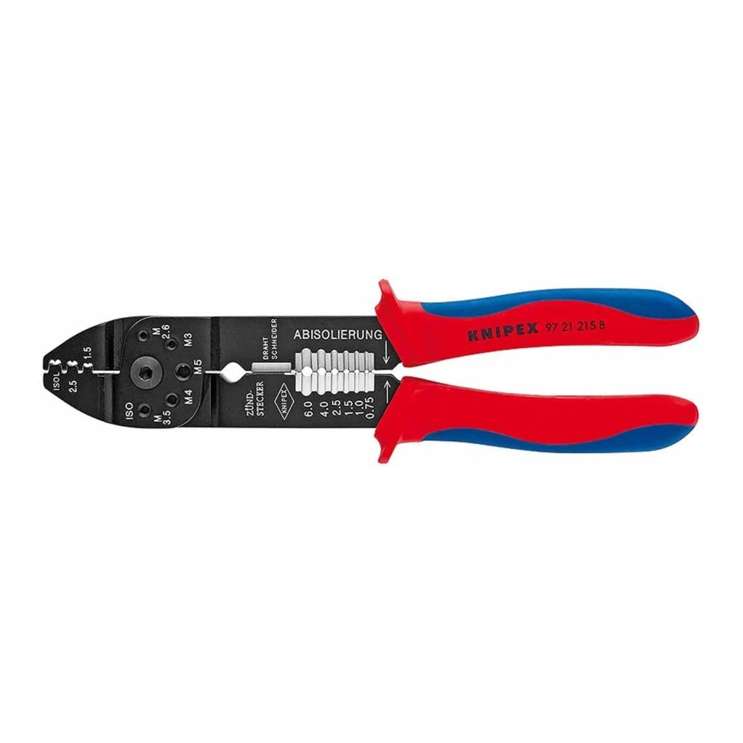 KNIPEX 215mm Crimping Pliers for End Sleeves (Ferrules)