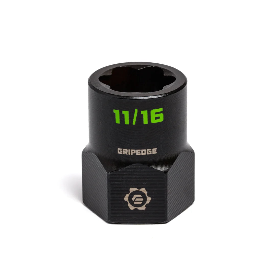 GripEdge 3/8" SAE Socket Extractors (3/8" - 3/4")