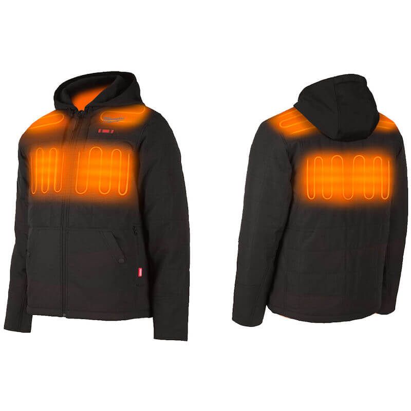 Milwaukee M12 Black Heated Puffer Jacket Size M