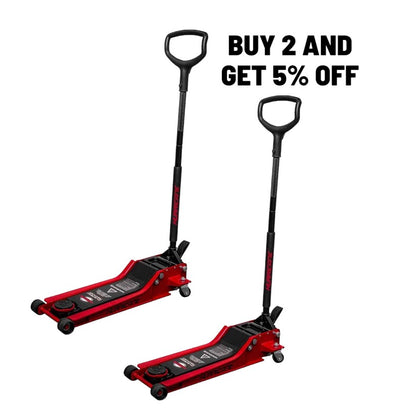 HURRICANE 2T Low Profile Long-Reach Trolley Jack