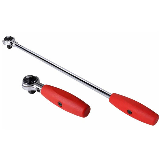BOXO 2Pc 3/8" Folding/Swivel Ratchet Handle Set