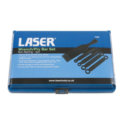 Laser 7464 Non Marring Spanner & Pry Bar Set 5pc