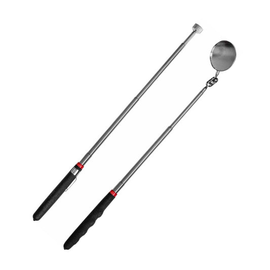 POWERHAND 2Pc Telescopic Magnetic Pick Up Tool with Mirror