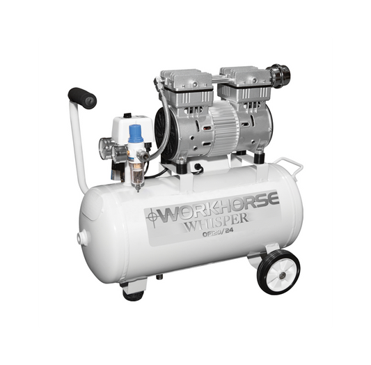 Wilkinson Star Workhorse Whisper Oil Free Compressor 1HP 24L 230V 8 Bar