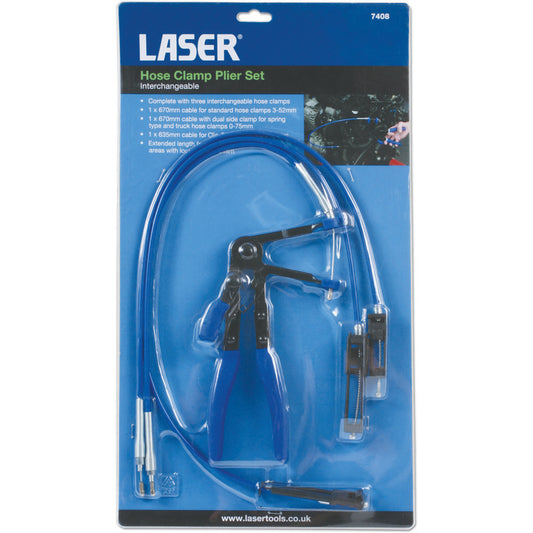 Laser Hose Clamp Plier Set - Interchangeable