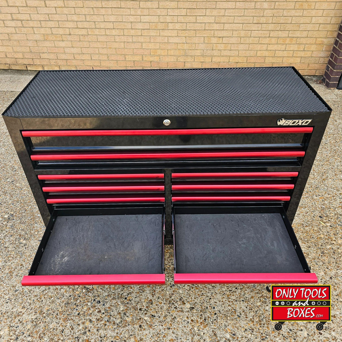 BOXO 53" Black 12 Drawer Rollcab - Pre loved