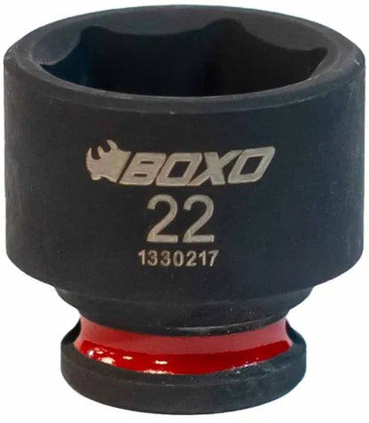 BOXO Impact 3/8" Shallow Impact Socket - Sizes 8mm to 24mm