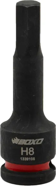 BOXO 3/8 Impact Hex Bit Socket (Size Options)