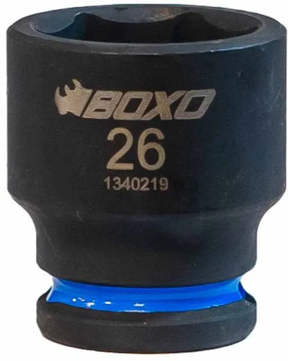 BOXO 1/2" Shallow Impact Socket - Sizes 10mm to 32mm