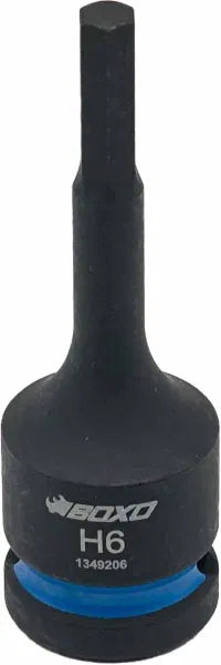 BOXO 1/2" Impact Hex Bit Sockets - Size Variations Available