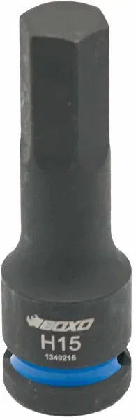 BOXO 1/2" Impact Hex Bit Sockets - Size Variations Available