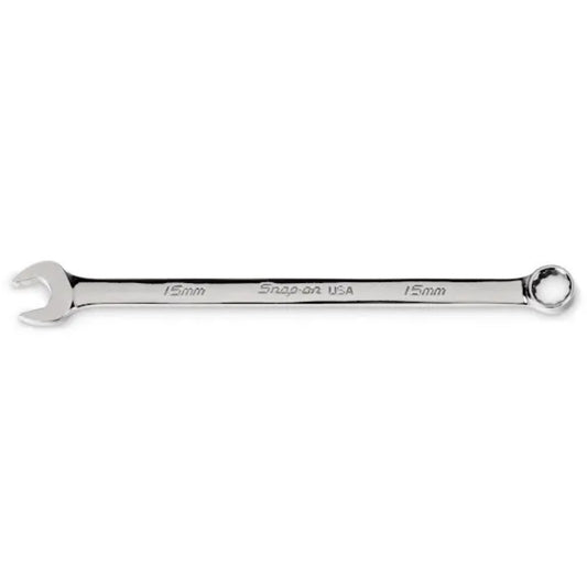 Snap-on 15mm 12Pt Metric Flank Drive® Plus Long Combination Wrench