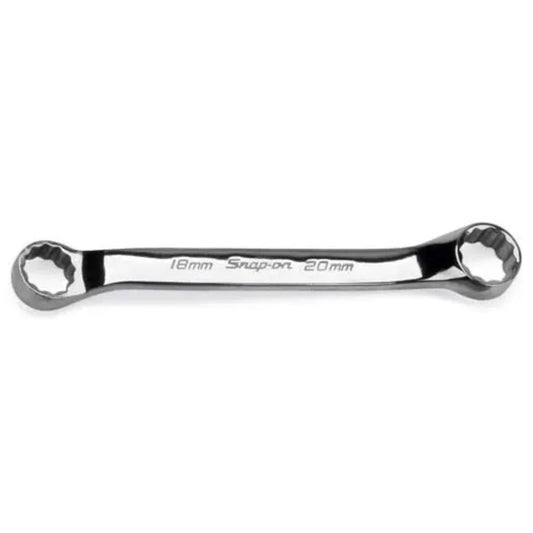 Snap-on 18mm - 20mm 12Pt Metric Flank Drive® Short 10° Offset Box Wrench
