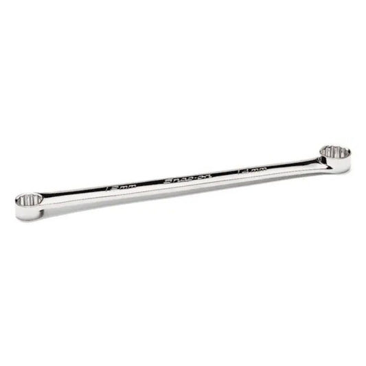 Snap-on 14mm - 15mm 12Pt Metric Flank Drive® High-Performance Short 0° Offset Box Wrench