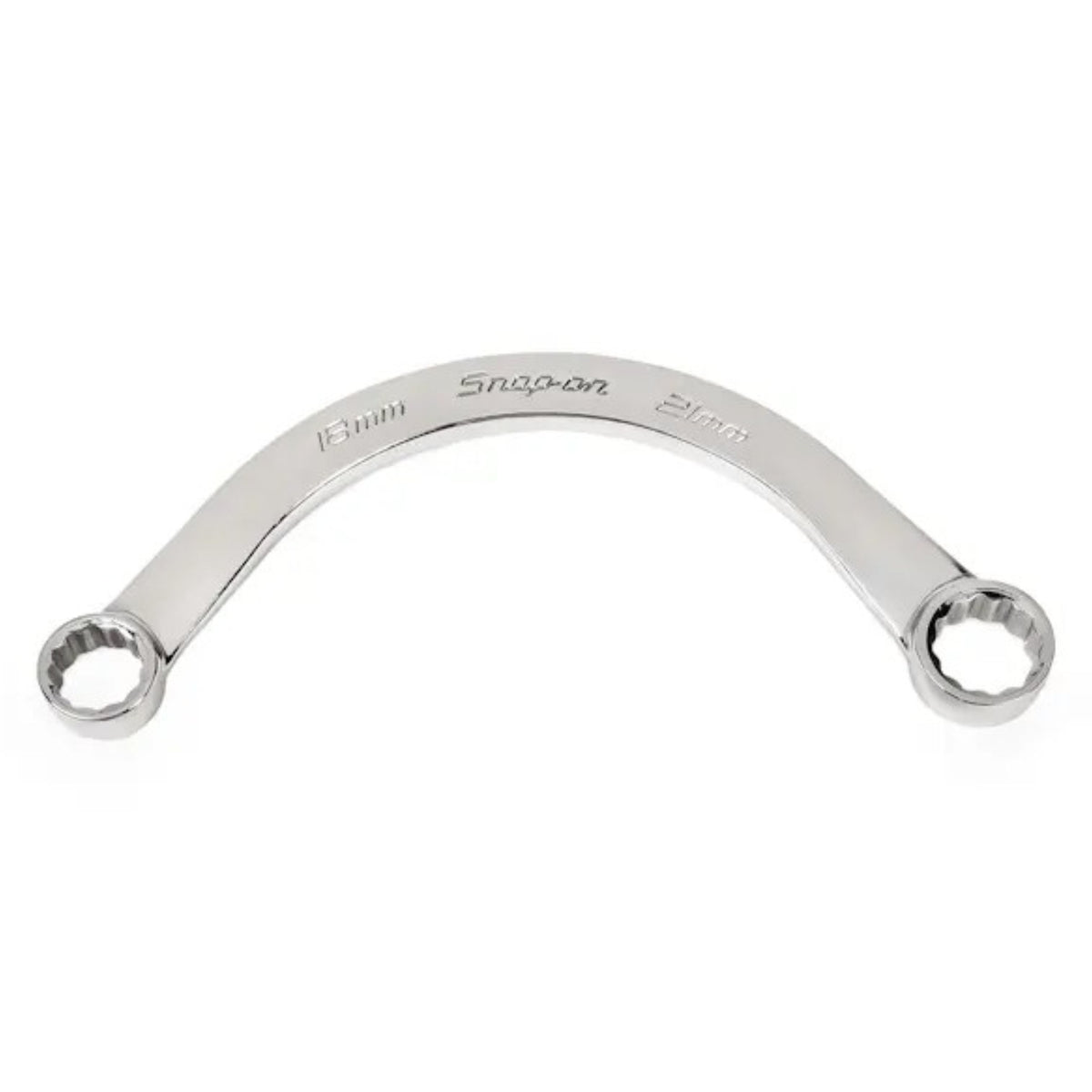 Snap-on 18mm - 21mm 12Pt Metric Flank Drive® Half-Moon Box Wrench