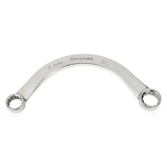 Snap-on 18mm - 21mm 12Pt Metric Flank Drive® Half-Moon Box Wrench