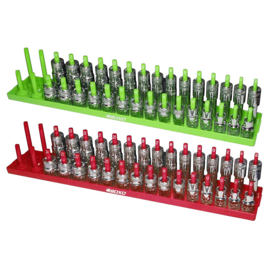 BOXO 34Pc 1/2" Vertical Socket Tray
