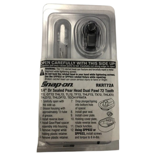 Snap-on 1/4" Sealed Dual Pawl 72T Ratchet Repair Kit