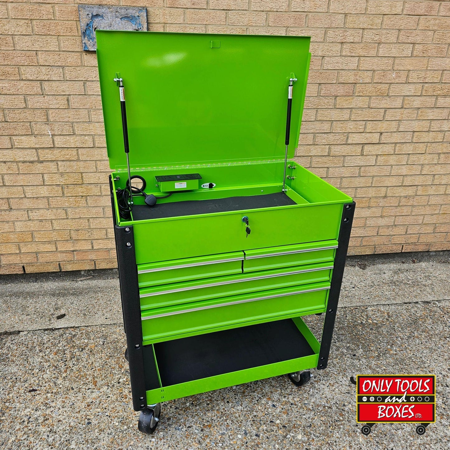 ToolTruck Green 4 Drawer Tool Cart