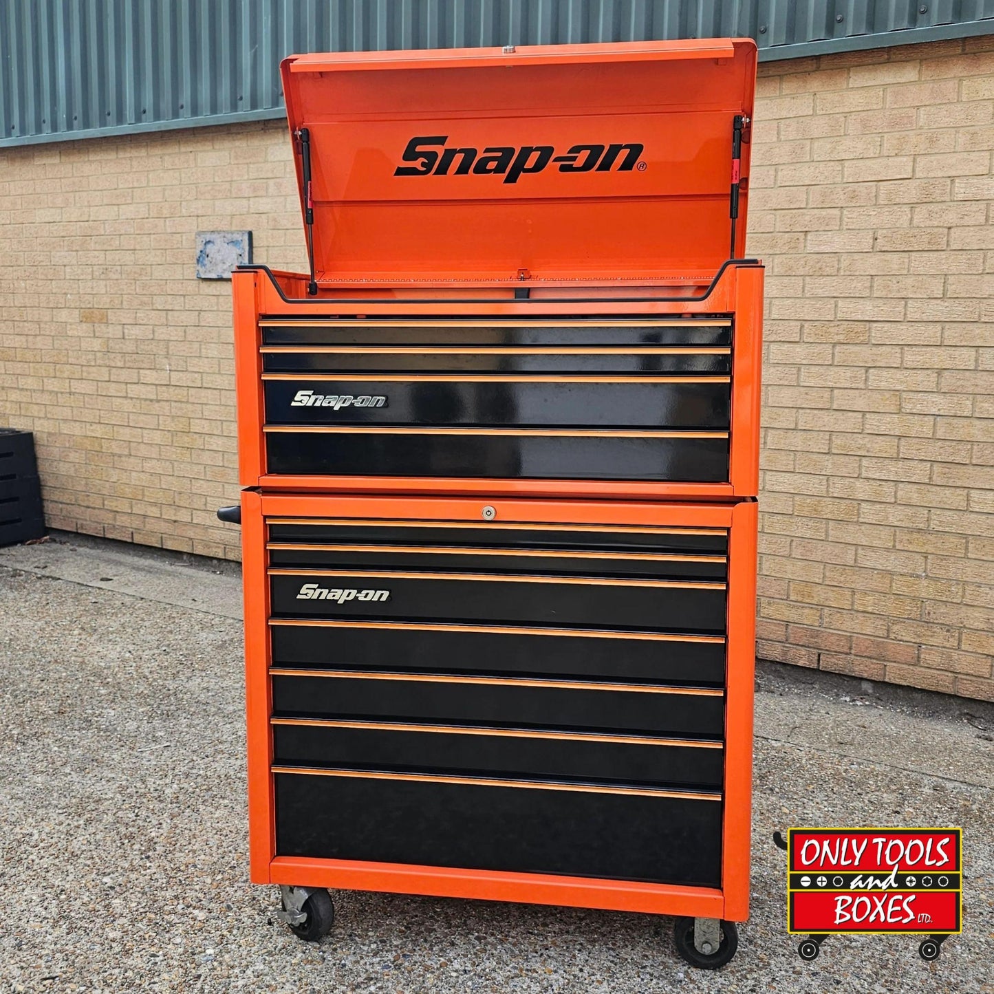 Snap-on 40" Orange Heritage Roll Cab and Top Chest - Pre-loved