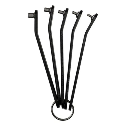 POWERHAND 5Pc Ultra Low Profile Offset Hex Set