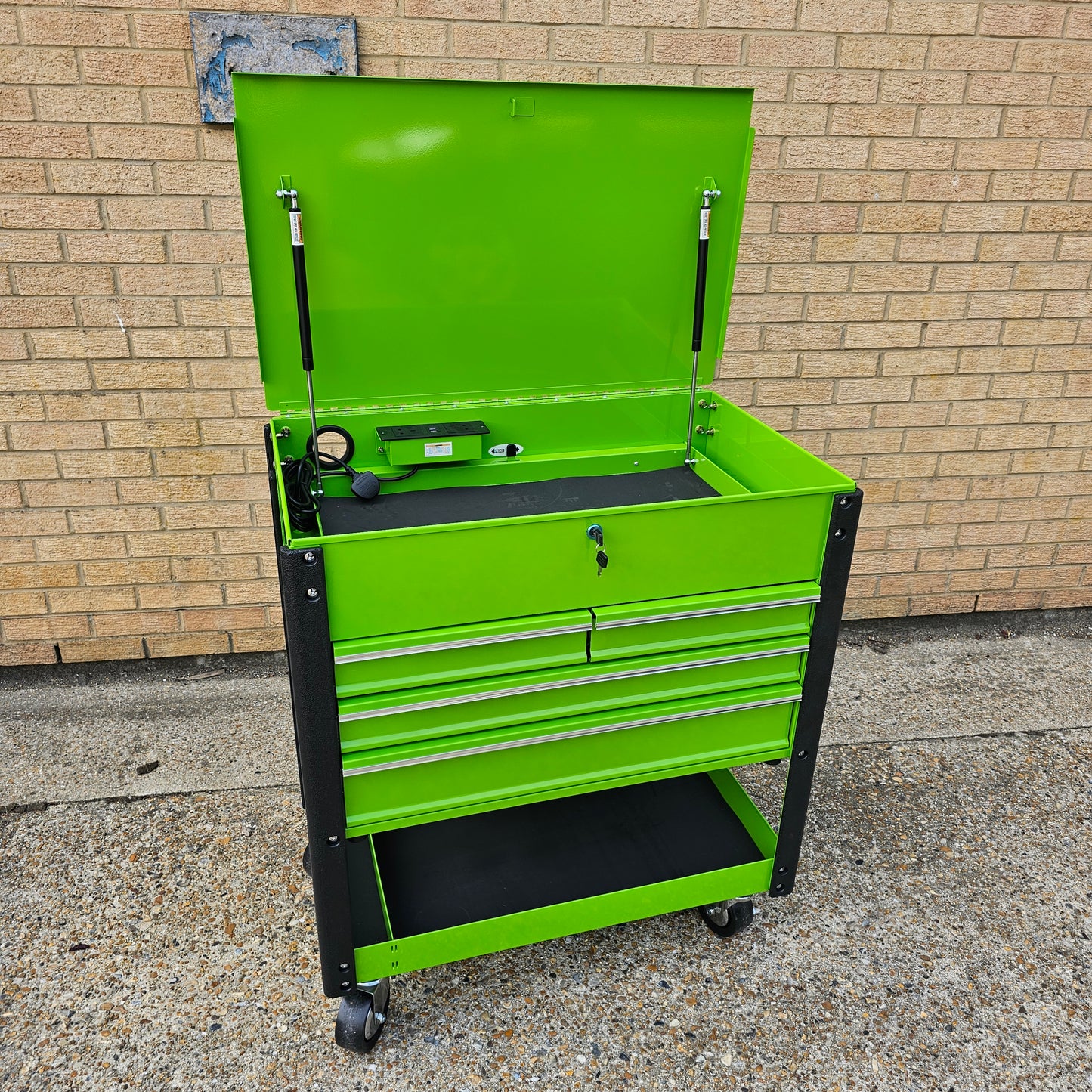 ToolTruck Green 4 Drawer Tool Cart
