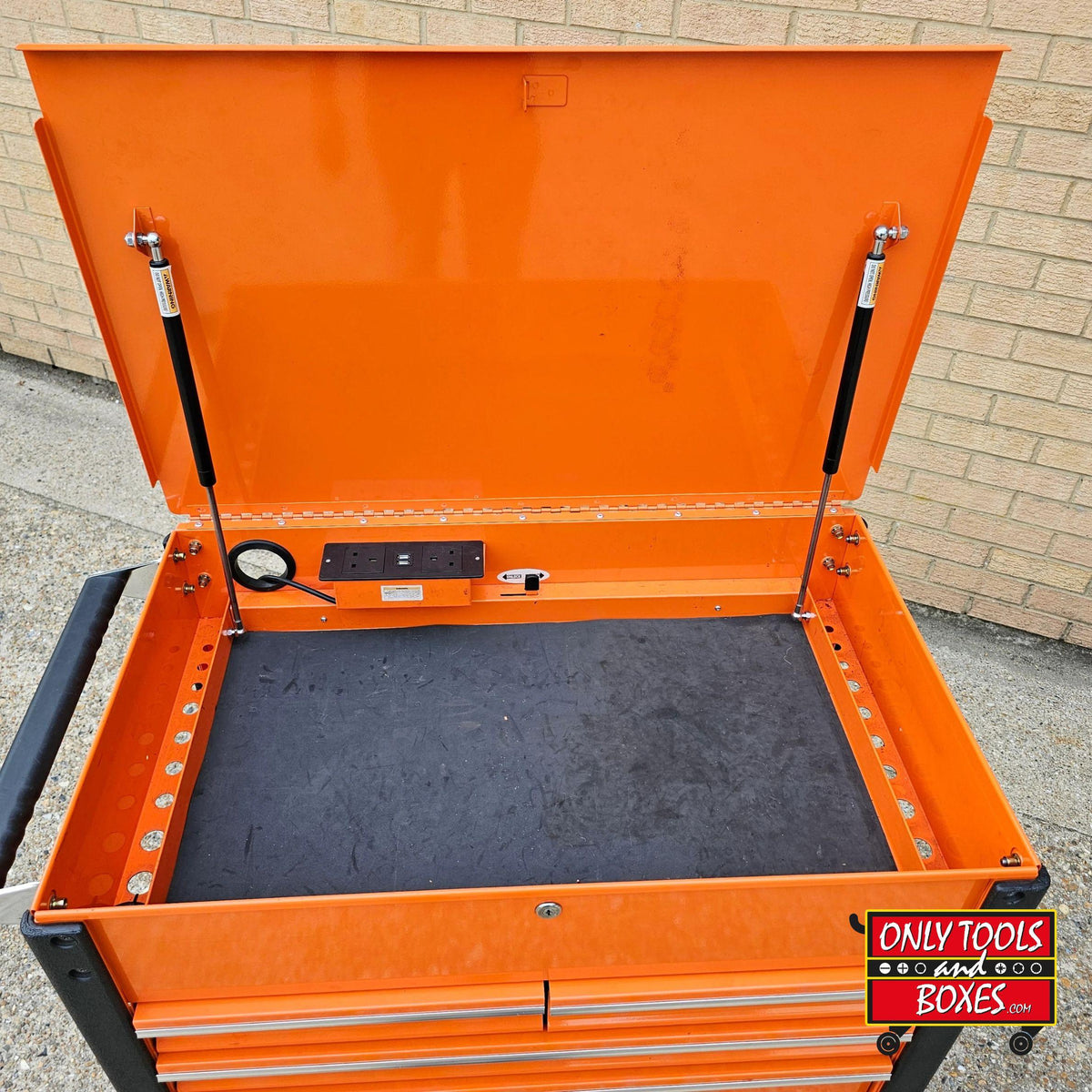 ToolTruck Orange 4-Drawer Tool Cart
