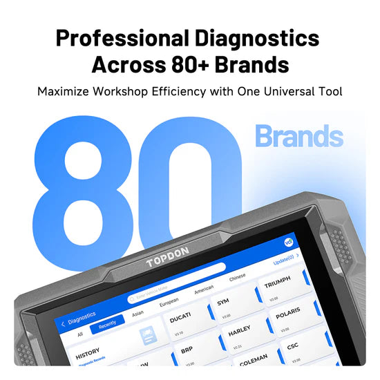 TOPDON UltraDiag Moto for Motorcycles